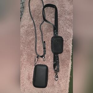 Black Crossbody Phone Case with Strap